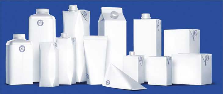 Immagine tipo dei contenitori in Tetra Pak